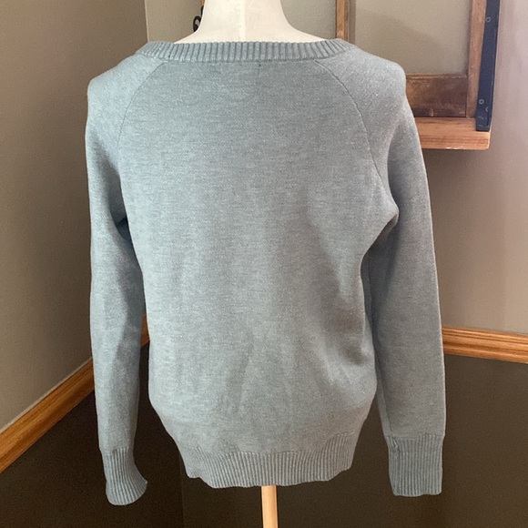 Max & Mia Heather sage green Pullover super soft sweater size small - Picture 6 of 8